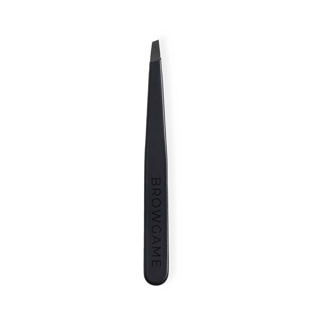 Signature Tweezer Slanted - Soft Touch - Blackout från Browgame