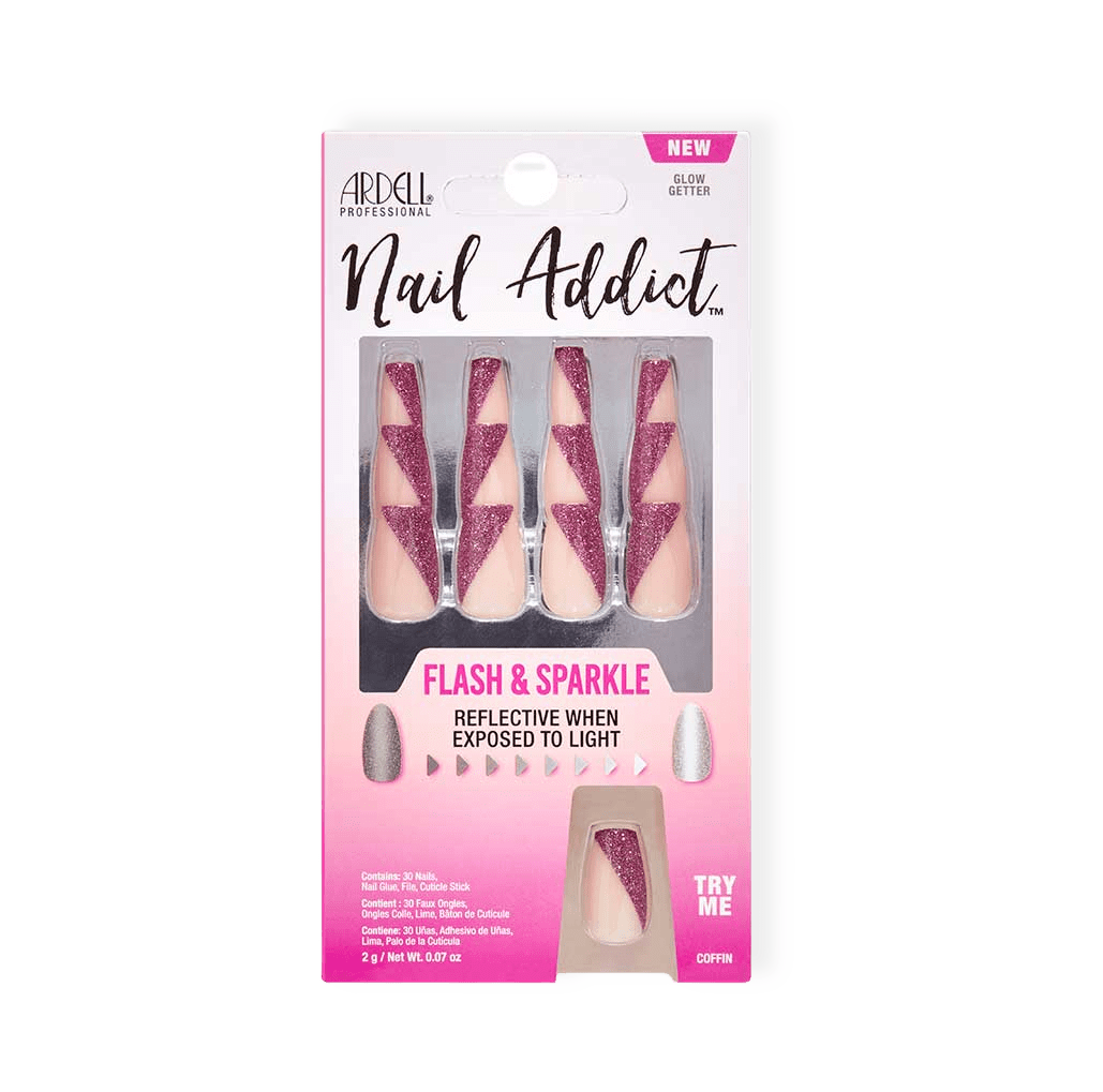 Nail Addict Flash & Sparkle Glow Getter från Ardell