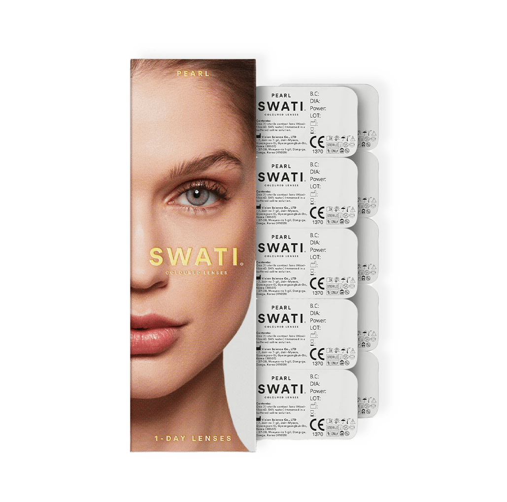 1-Day Cosmetic Lenses - PEARL från SWATI Cosmetics