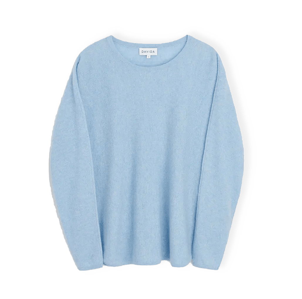 Cashmere Curved Sweater från Davida