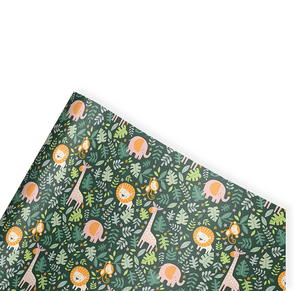 Presentpapper Rain Forest från Hedlunds