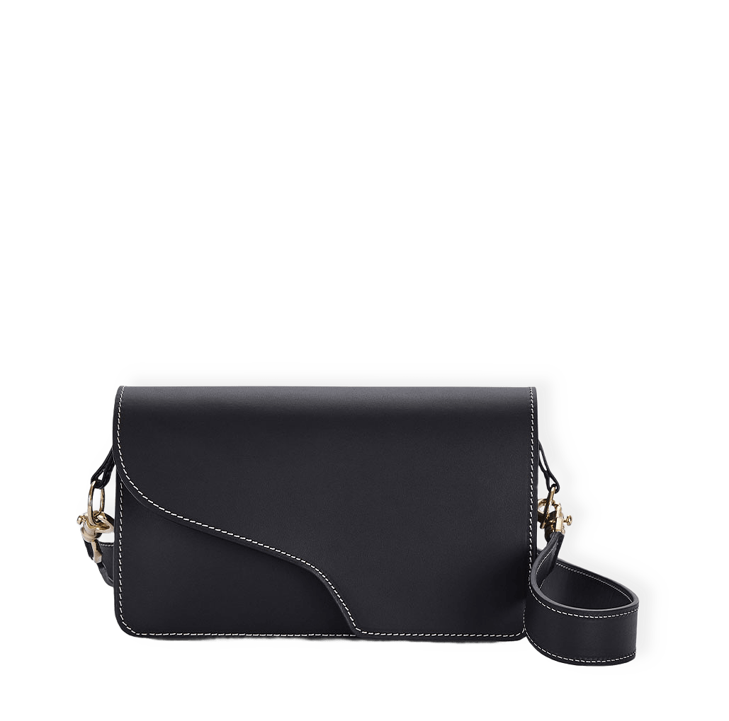 Assisi Black/Contrast Stitch Vacchetta