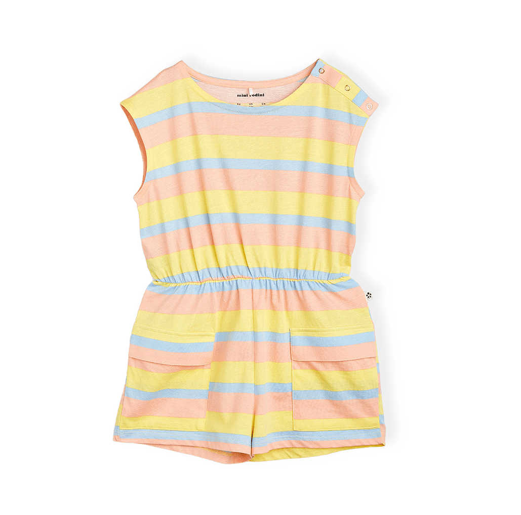 Pastel Stripe Byxdress från Mini Rodini