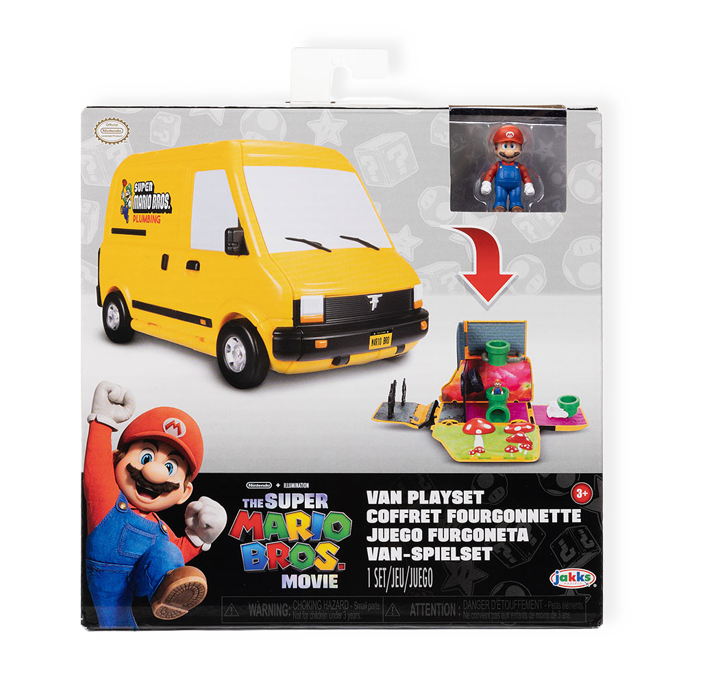 Lekset Mini World Van - Bil och figur från Super Mario