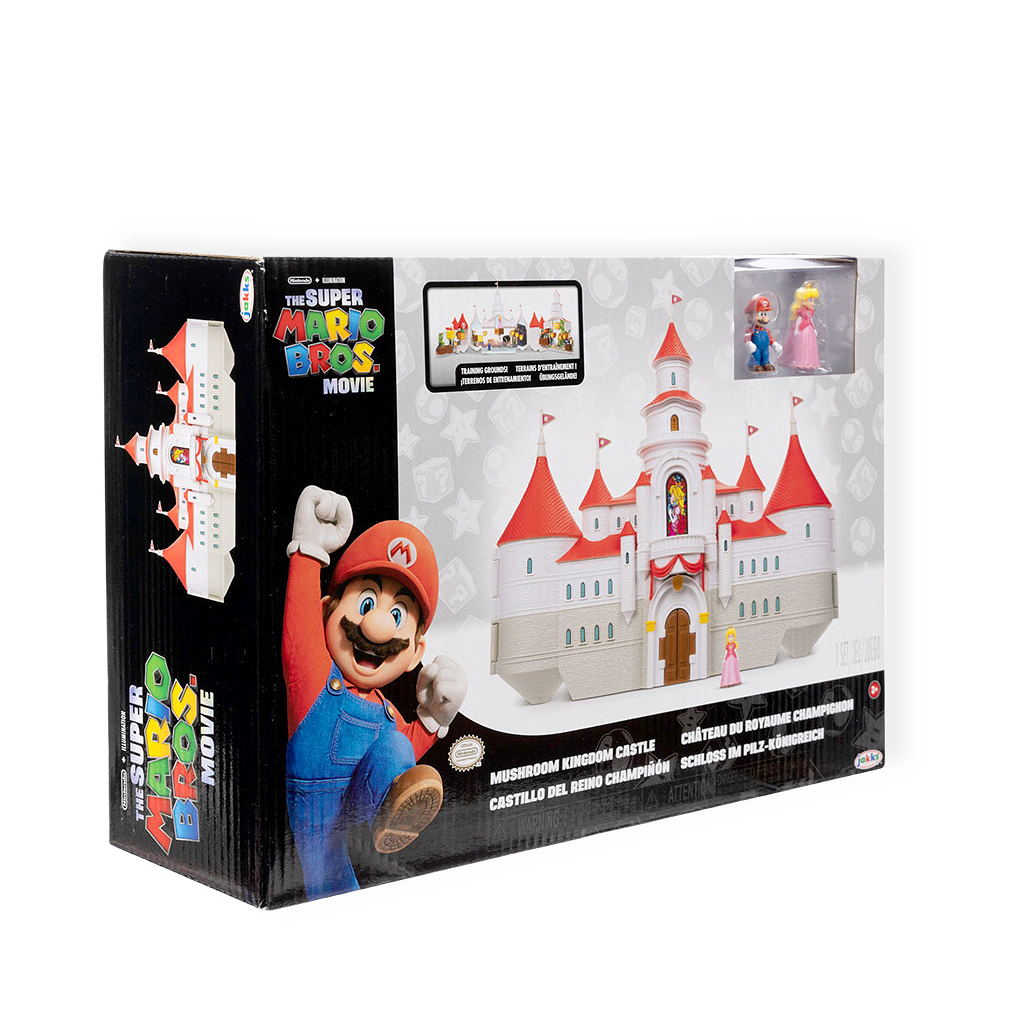Mini World Peach Castle - Slott och figurer från Super Mario