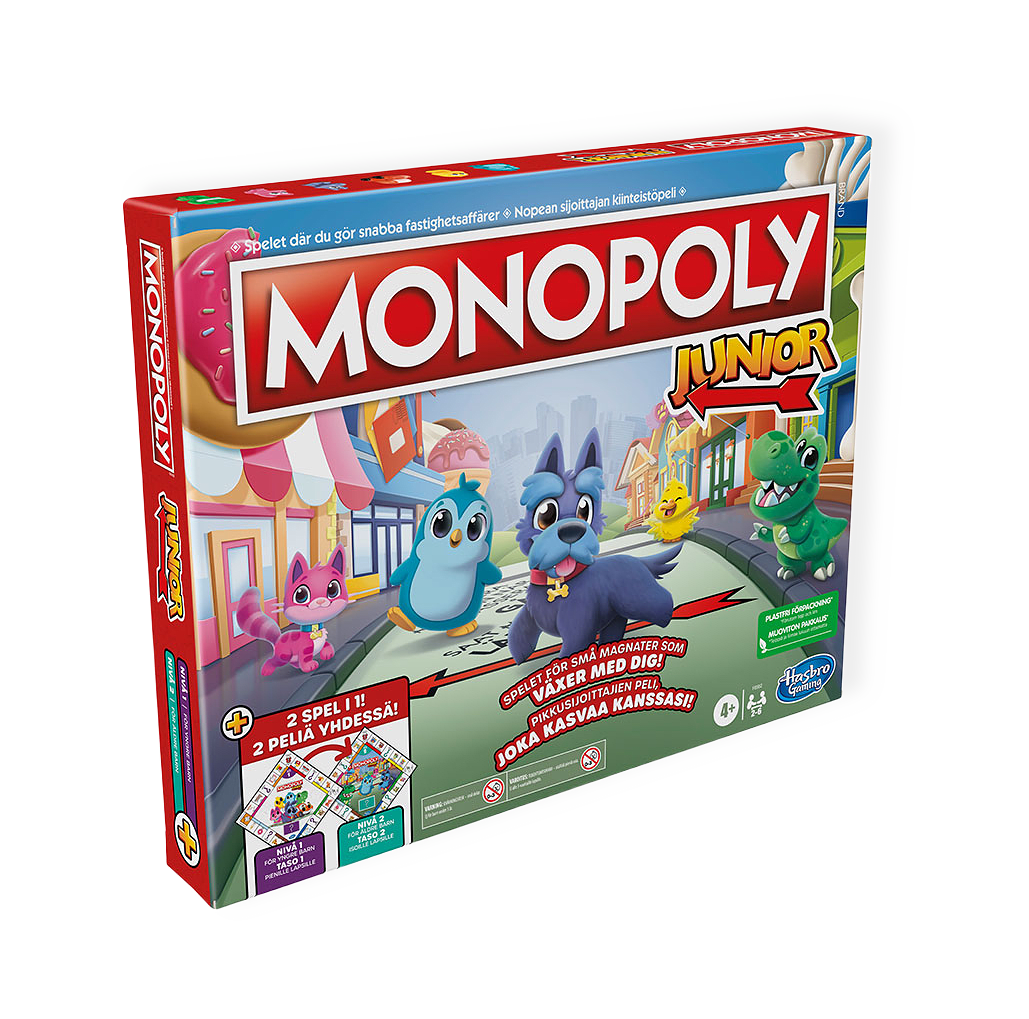 Monopol Junior 2 spel i 1 från HASBRO GAMES