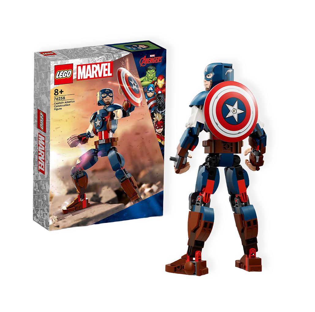 Marvel Captain America byggfigur 76258 Bygg- och lekset
