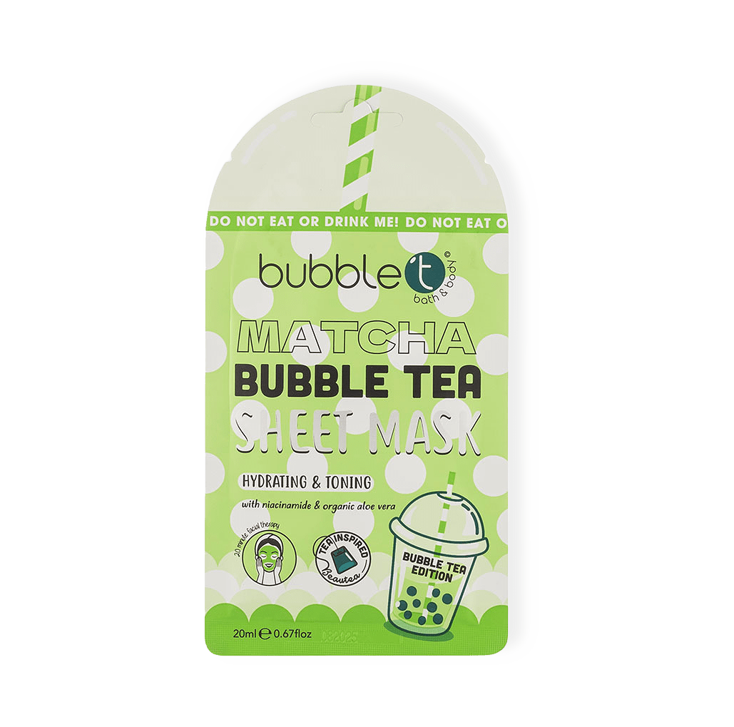 Matcha Bubble Tea Sheet Mask från BubbleT