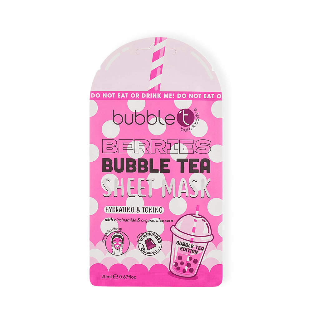 Berries Bubble Tea Sheet Mask från BubbleT