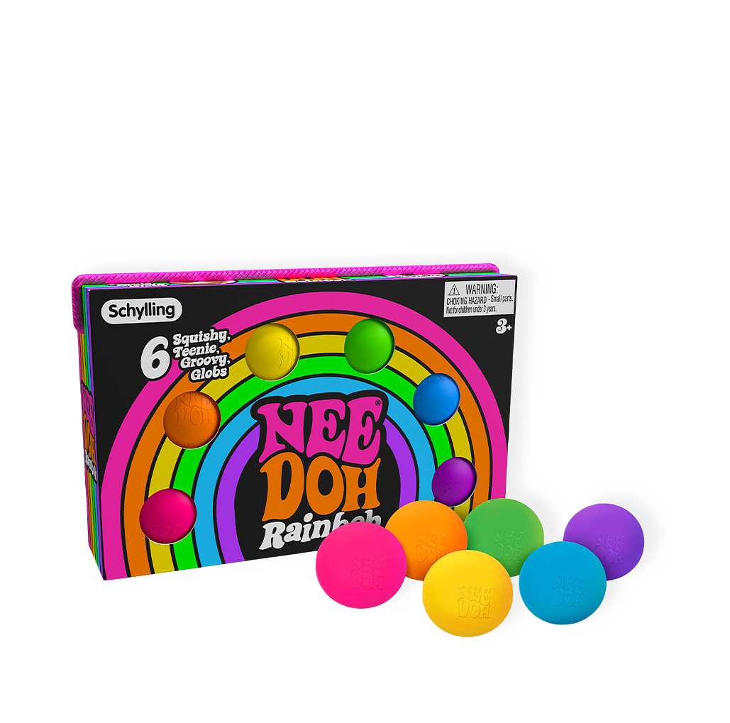 Teenie Rainbow 6-pack från Nee Doh