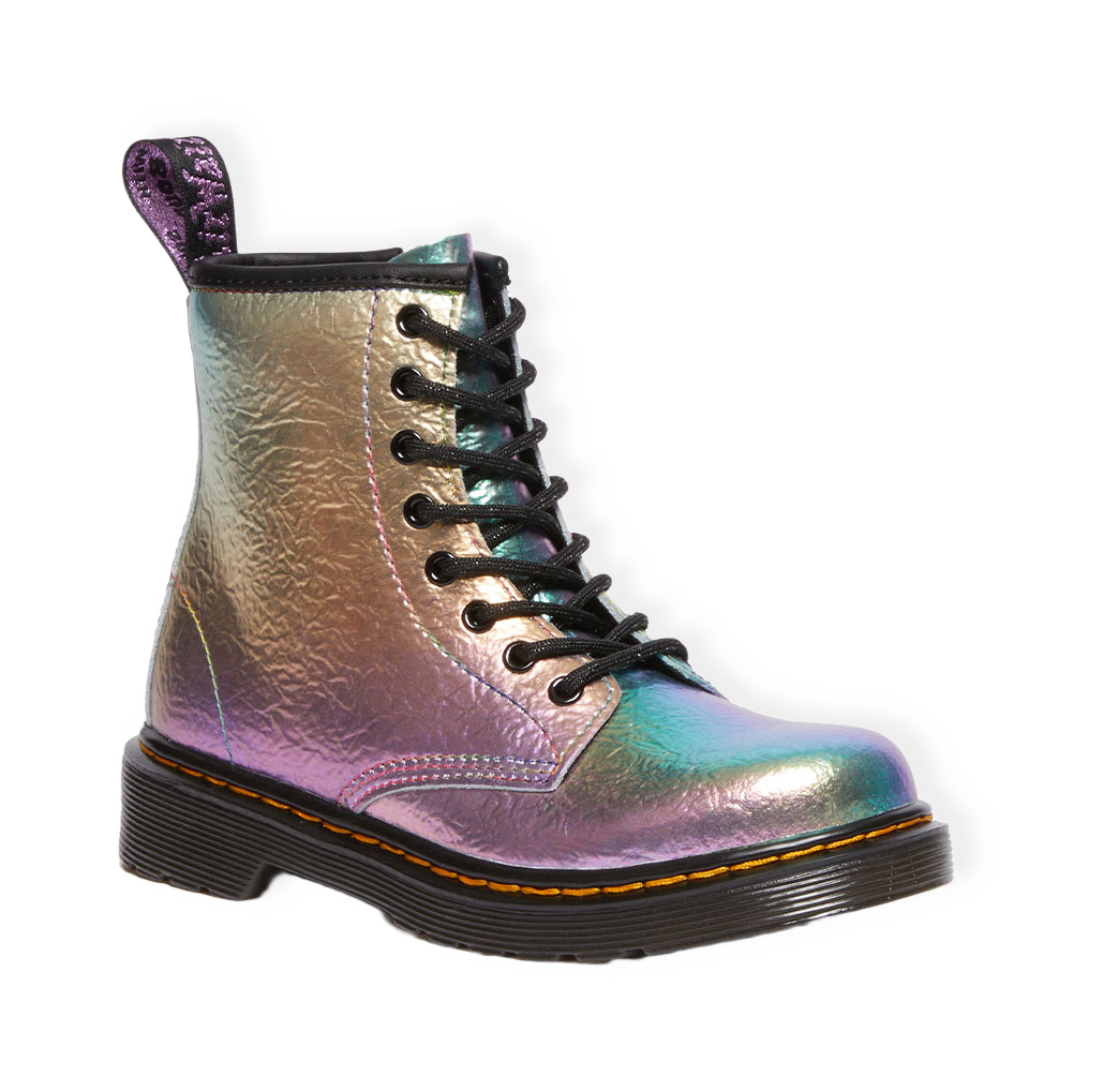 1460 J Multi Rainbow Crinkle från Dr. Martens