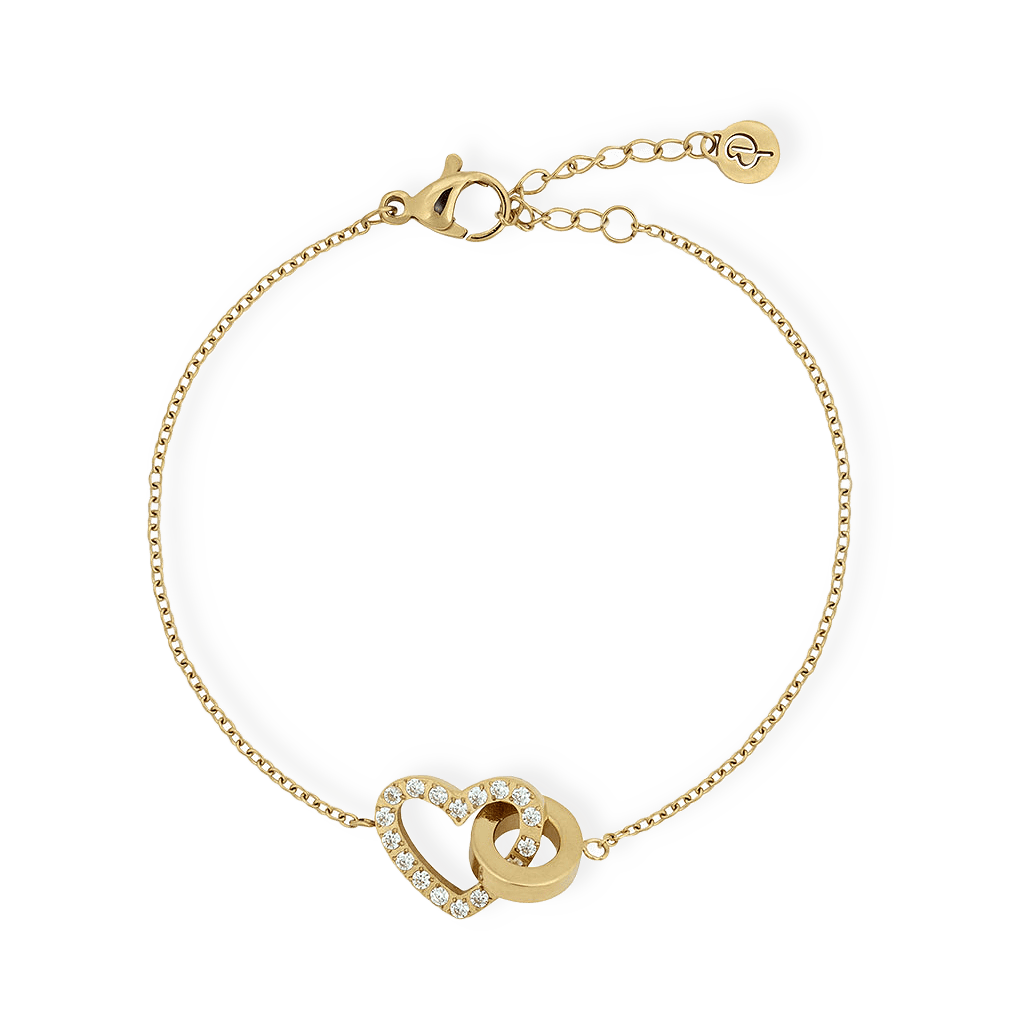 Eternal Heart Bracelet Gold