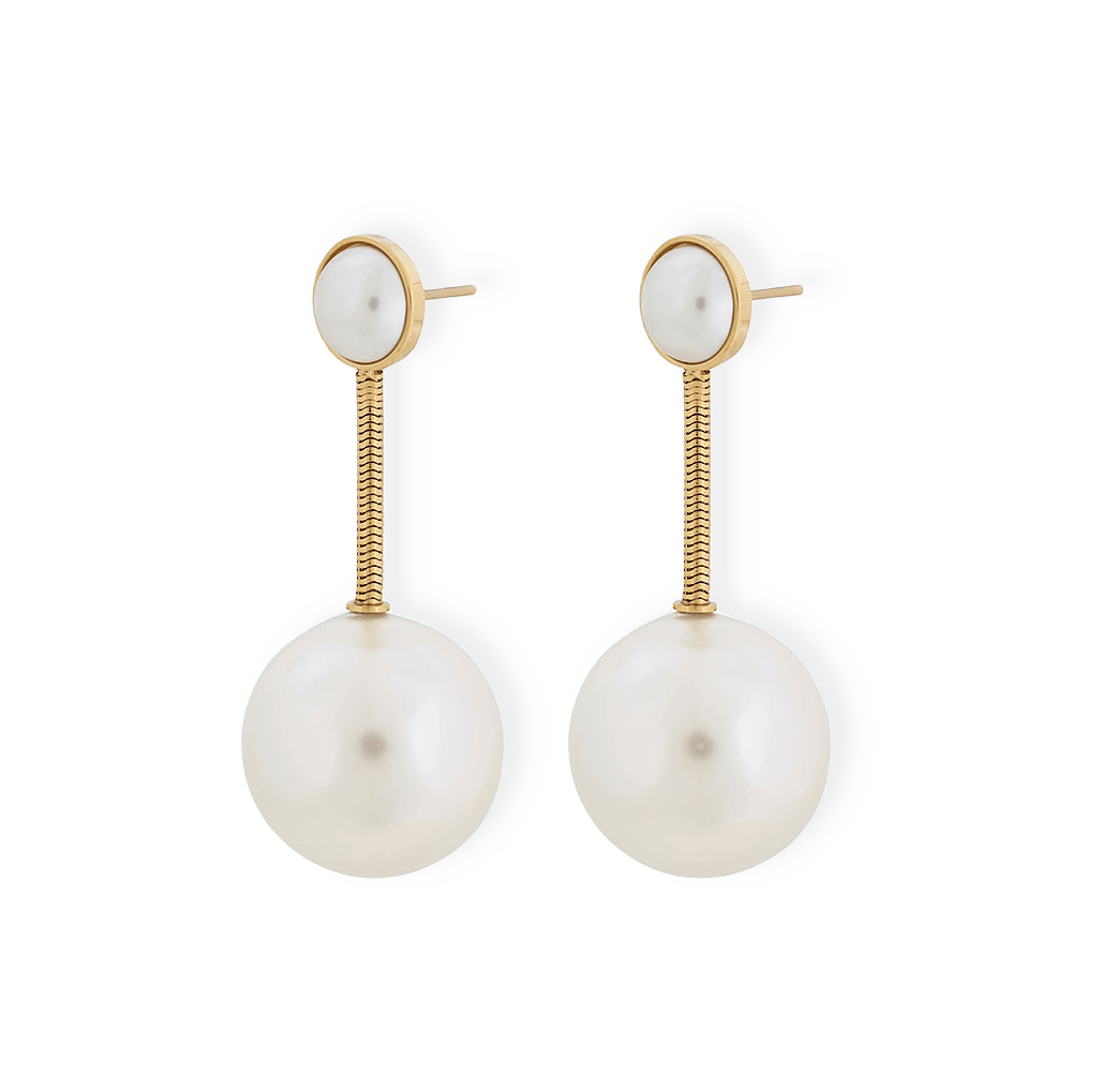 Globe Earrings Maxi Gold