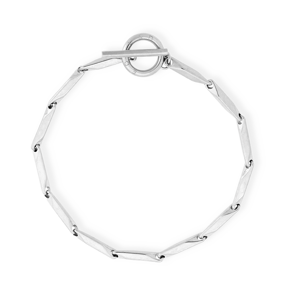 Oblique Bracelet Steel