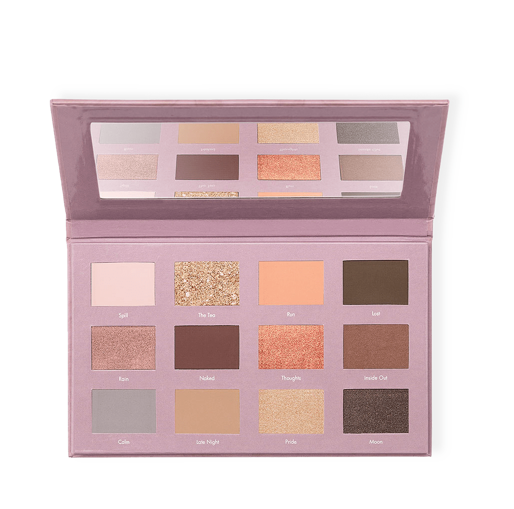 Eye Shadow Palette Vibrant Nudes i 12 x1,2 gram från Hickap Åhlens