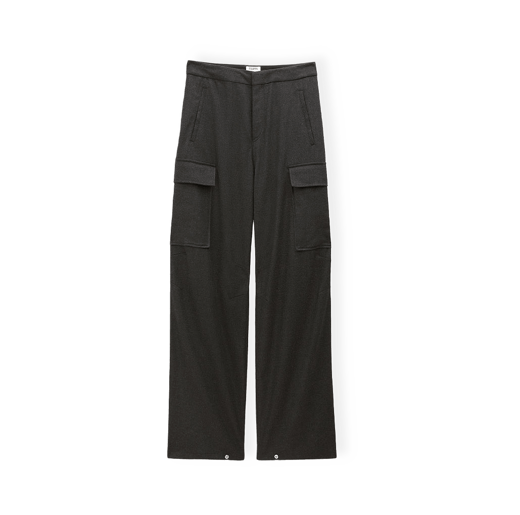 Flannel Cargo Trousers