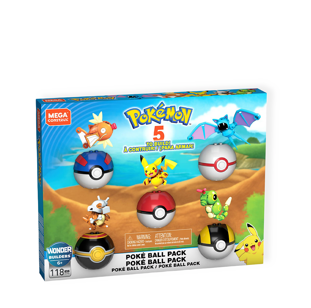 MEGA Pokémon Poké Ball 5-pack från POKEMON