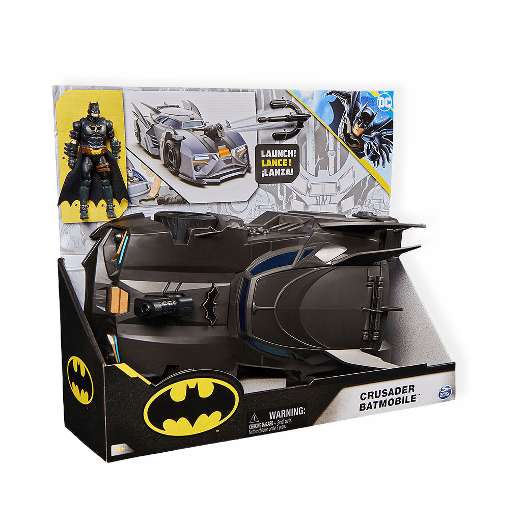 Batman Crusader Batmobile m. 10 cm figur från BATMAN