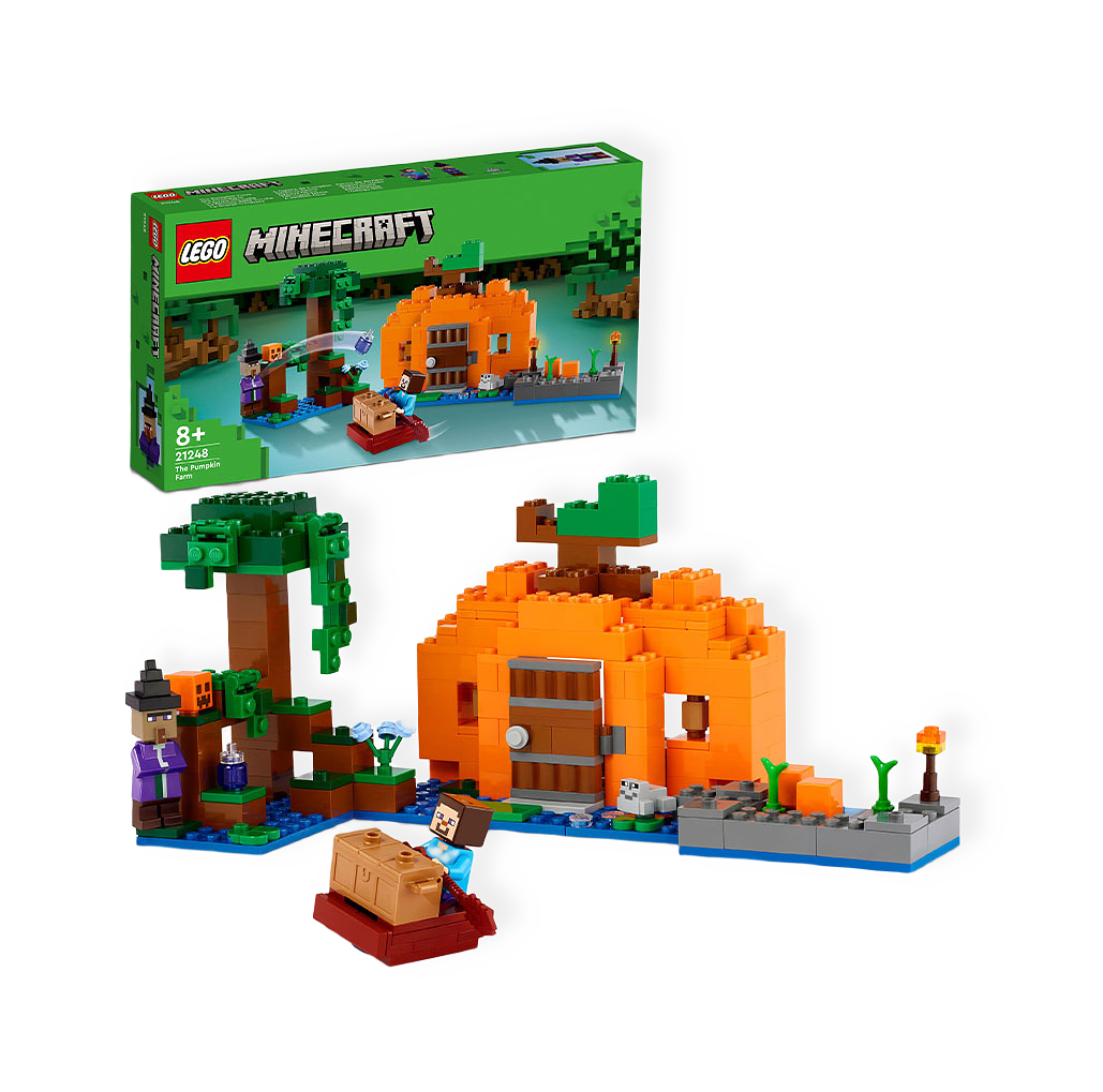 Minecraft® Pumpagården 21248 Bygg- och lekset från LEGO
