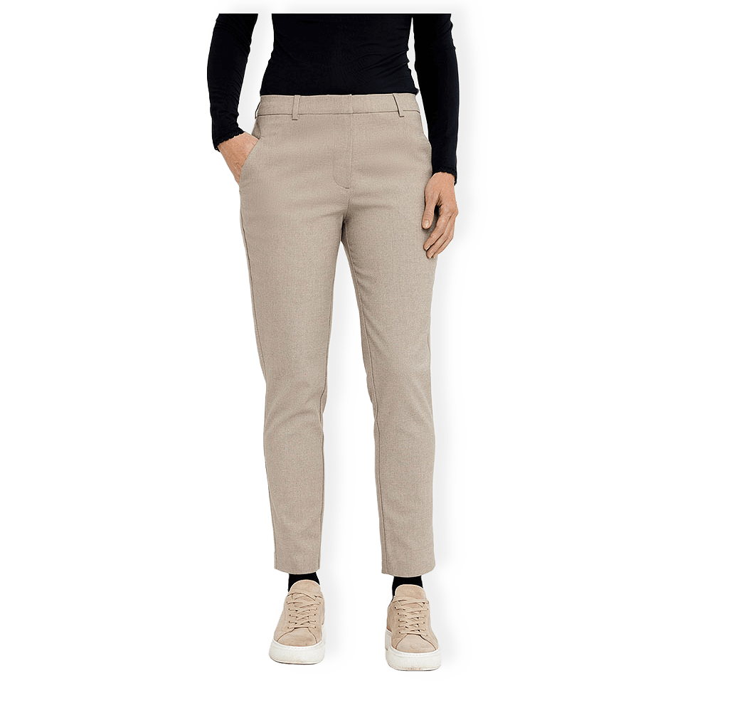 Kylie Crop 438 Dark Sand Melange