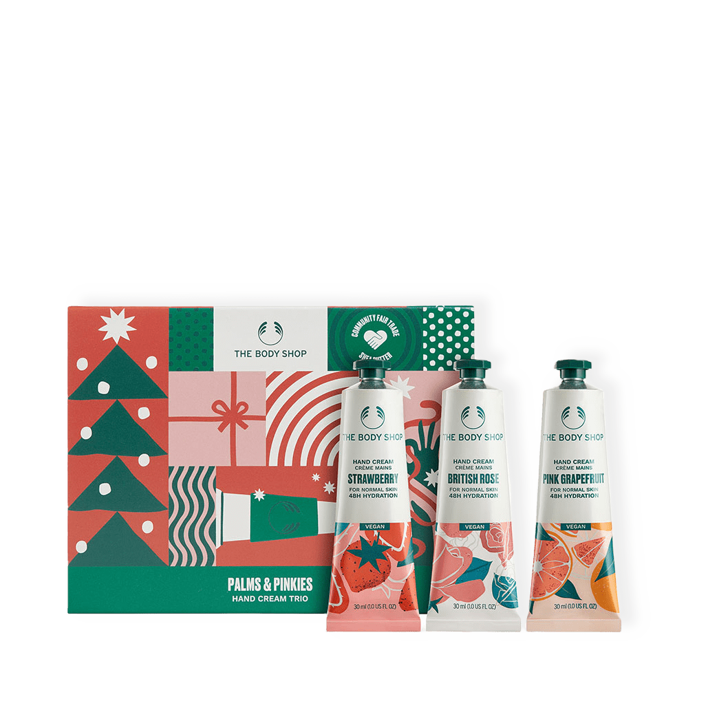 Palms & Pinkies Hand Cream Trio från The Body Shop