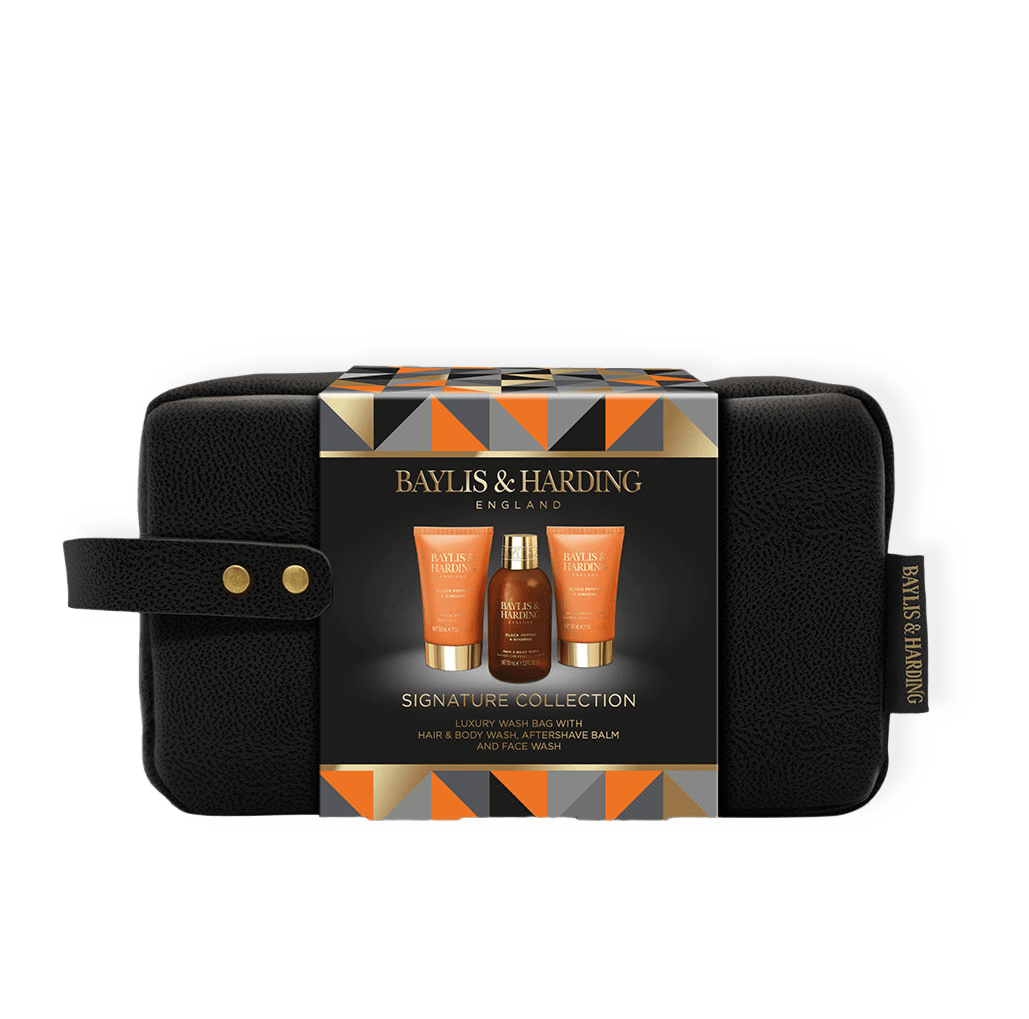 Men's Black Pepper & Ginseng Wash Bag Set från Baylis & Harding