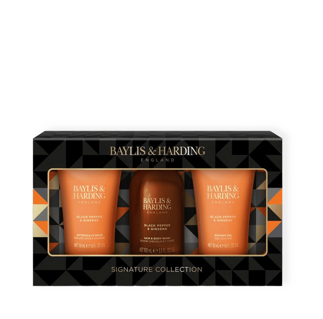 Men's Black Pepper & Ginseng Face & Body Set från Baylis & Harding