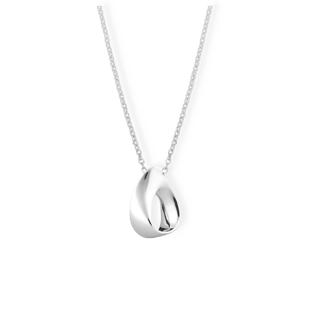 Aqua Swirl Small Necklace från Drakenberg Sjölin