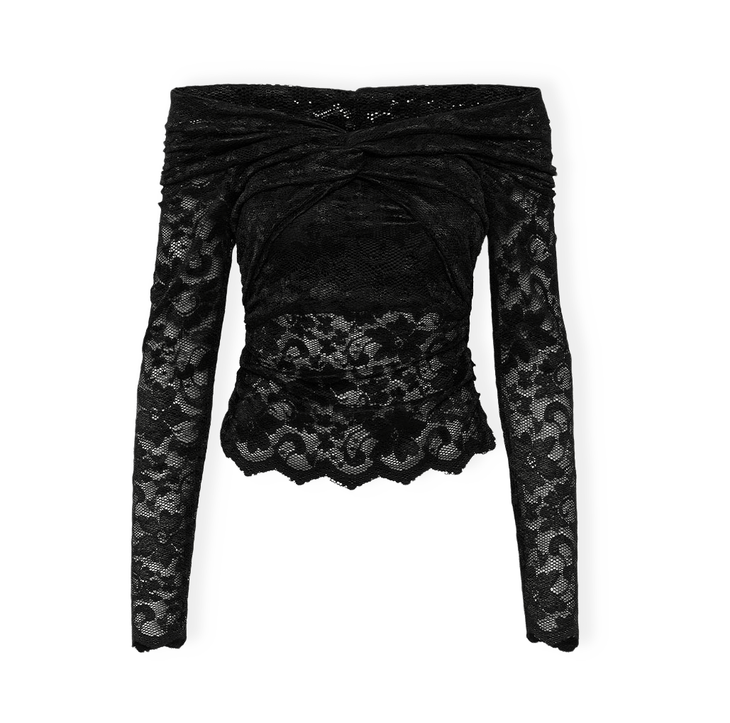 GabriGZ ls Lace Top från Gestuz