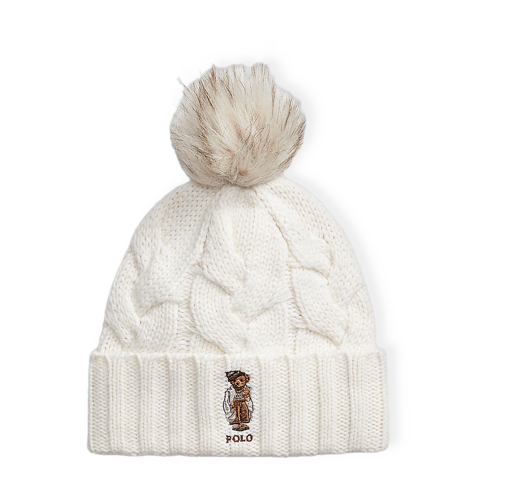Polo Bear Wool-Blend Pom-Pom Hat från Polo Ralph Lauren
