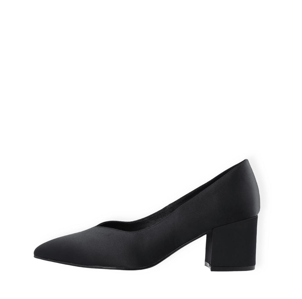 Biadevived V-Pump Satin från Bianco