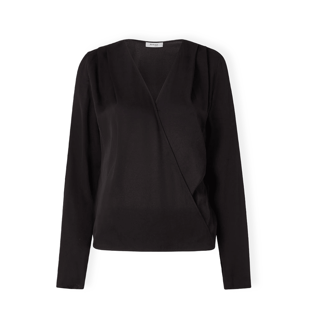 Jos Wrap Silk Top från Marville Road