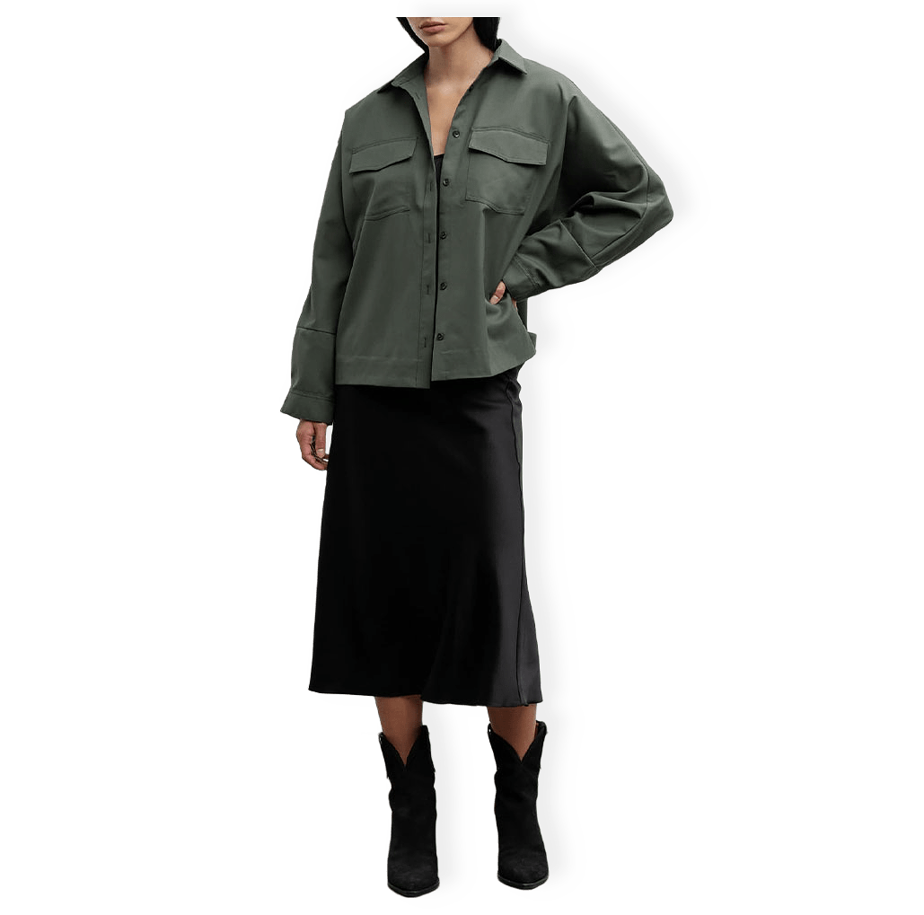 Kaia Wool Overshirt från Ahlvar Gallery