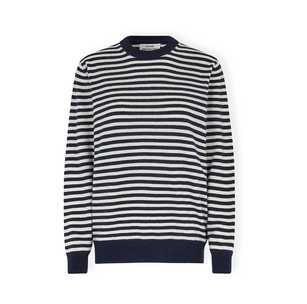 Stripe Kasey Sweater Knitwear från Mads Nørgaard