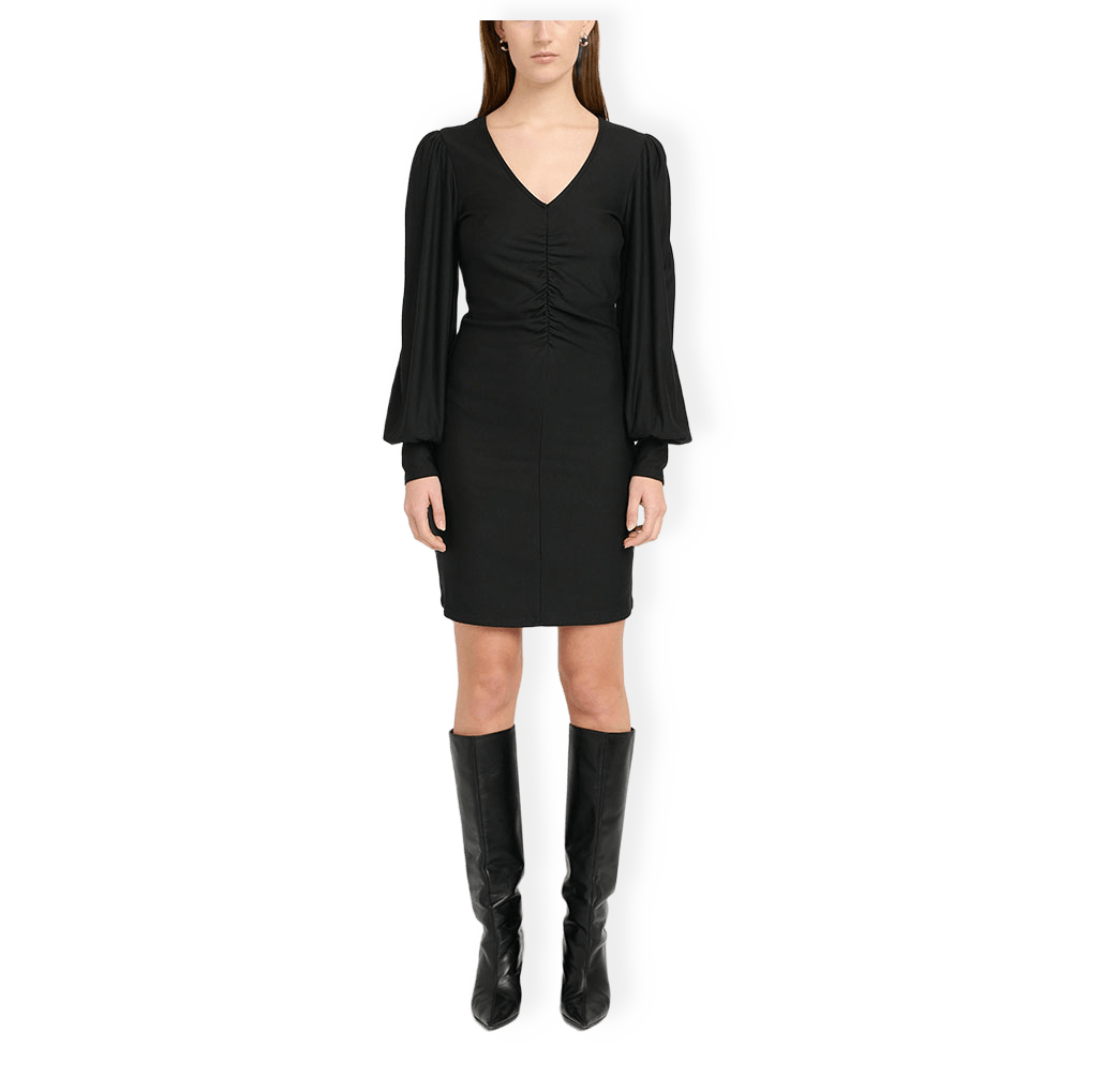 RifaGZ V-neck Short Dress i Black från Gestuz | Åhlens