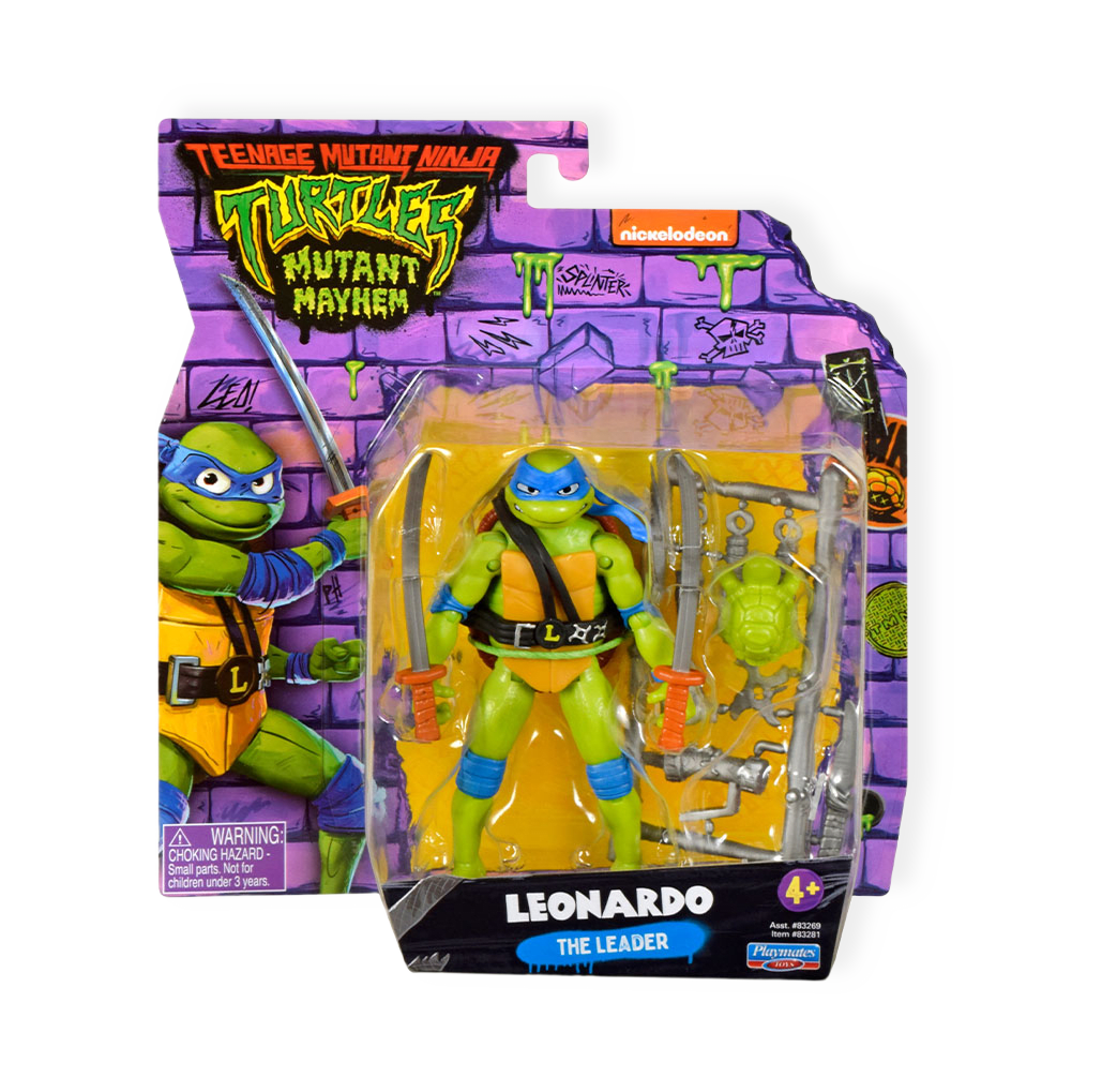Turtles Mutant Mayhem Basic Figures Leonardo