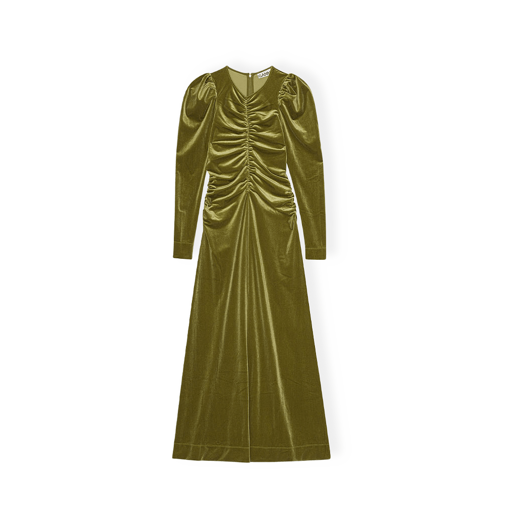 Maxi Dress Velvet från GANNI