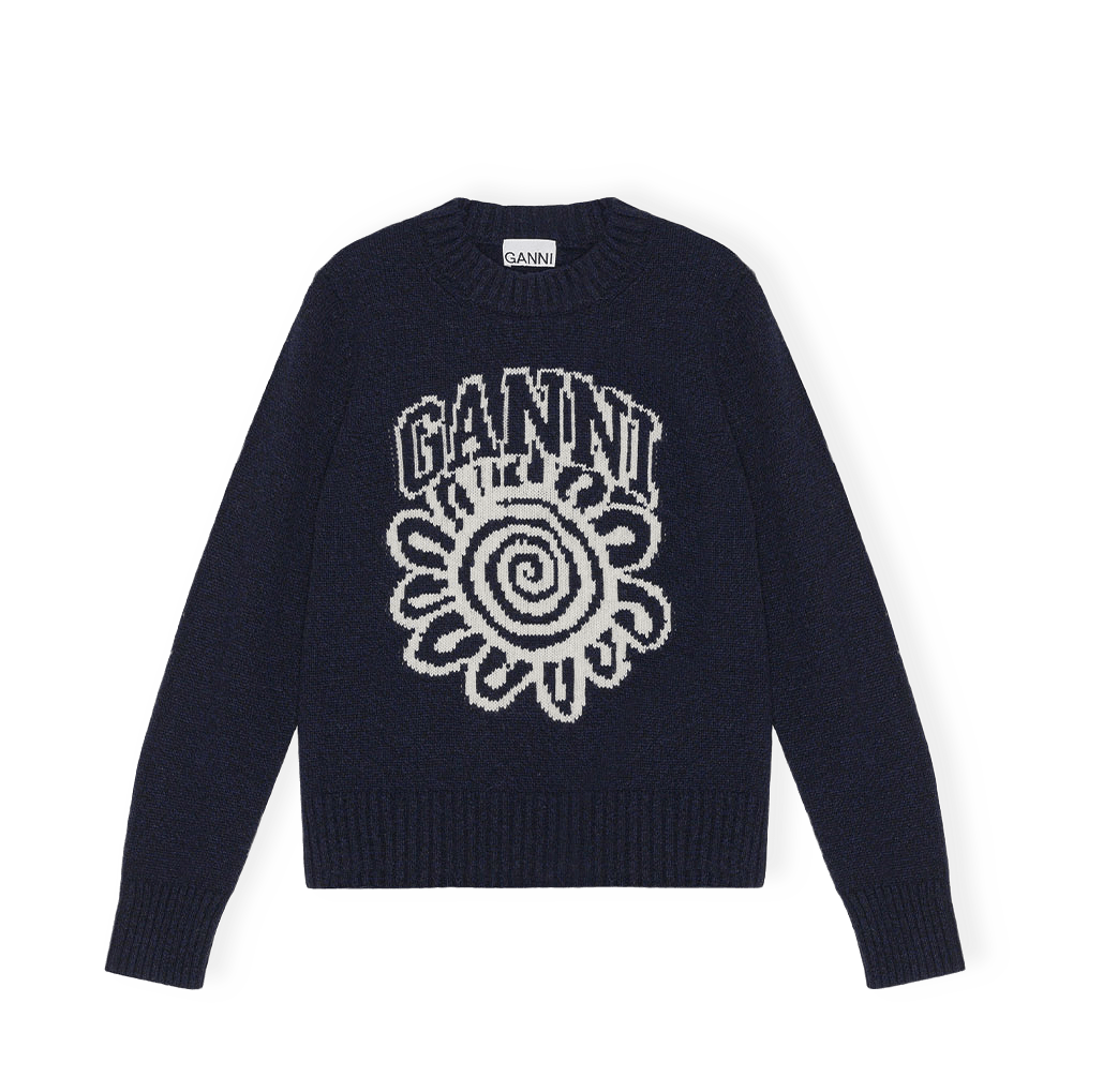 Graphic Pullover Flower