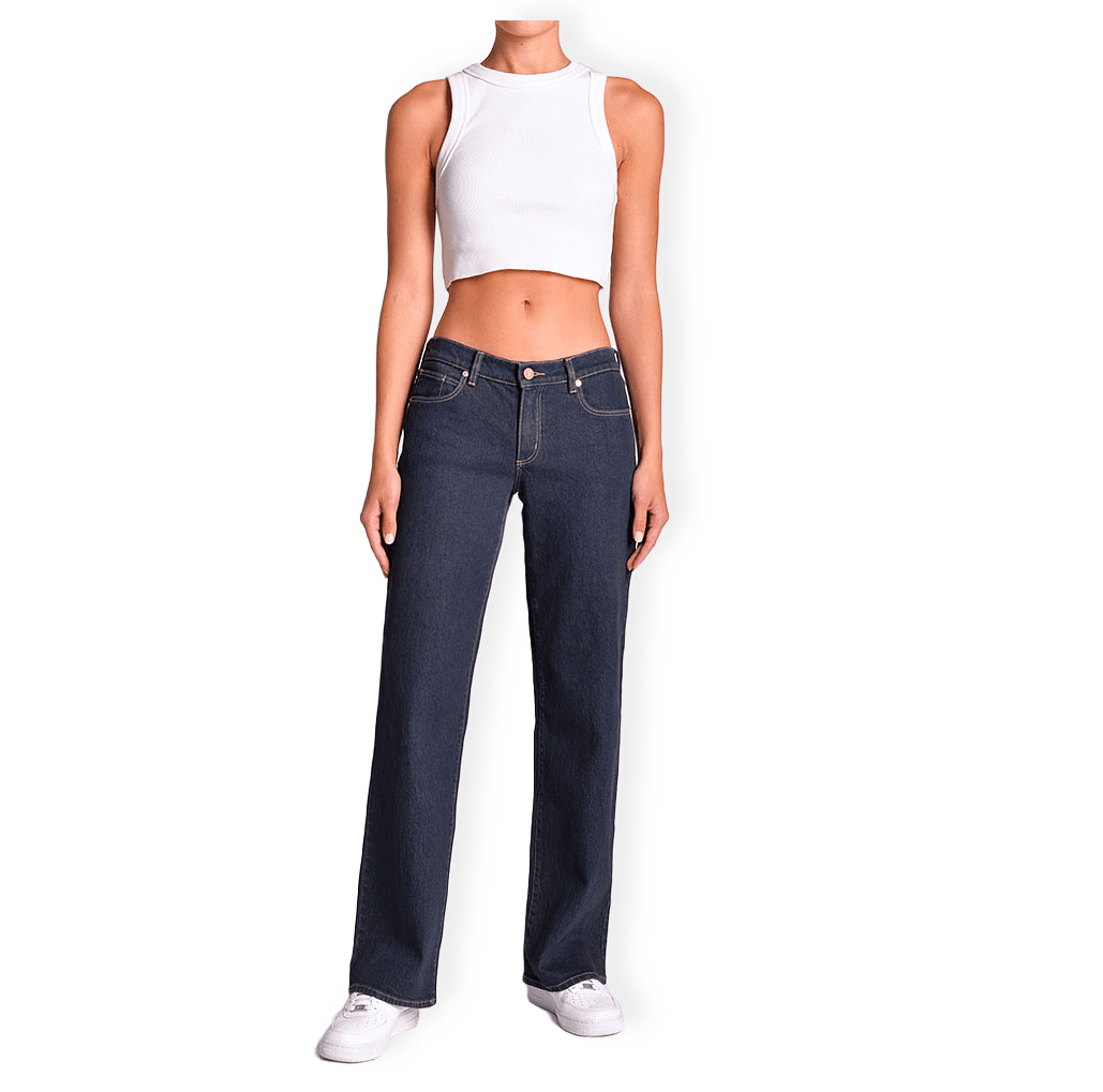 A 99 Low Straight Rihanna Jeans från Abrand