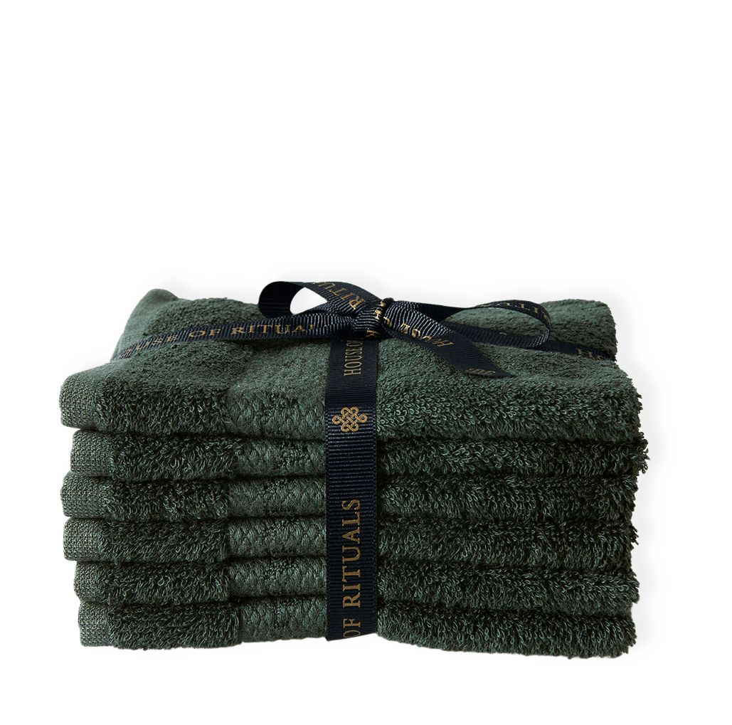 Super Smooth Cotton Guest Towel i Moss Green från Rituals Åhlens