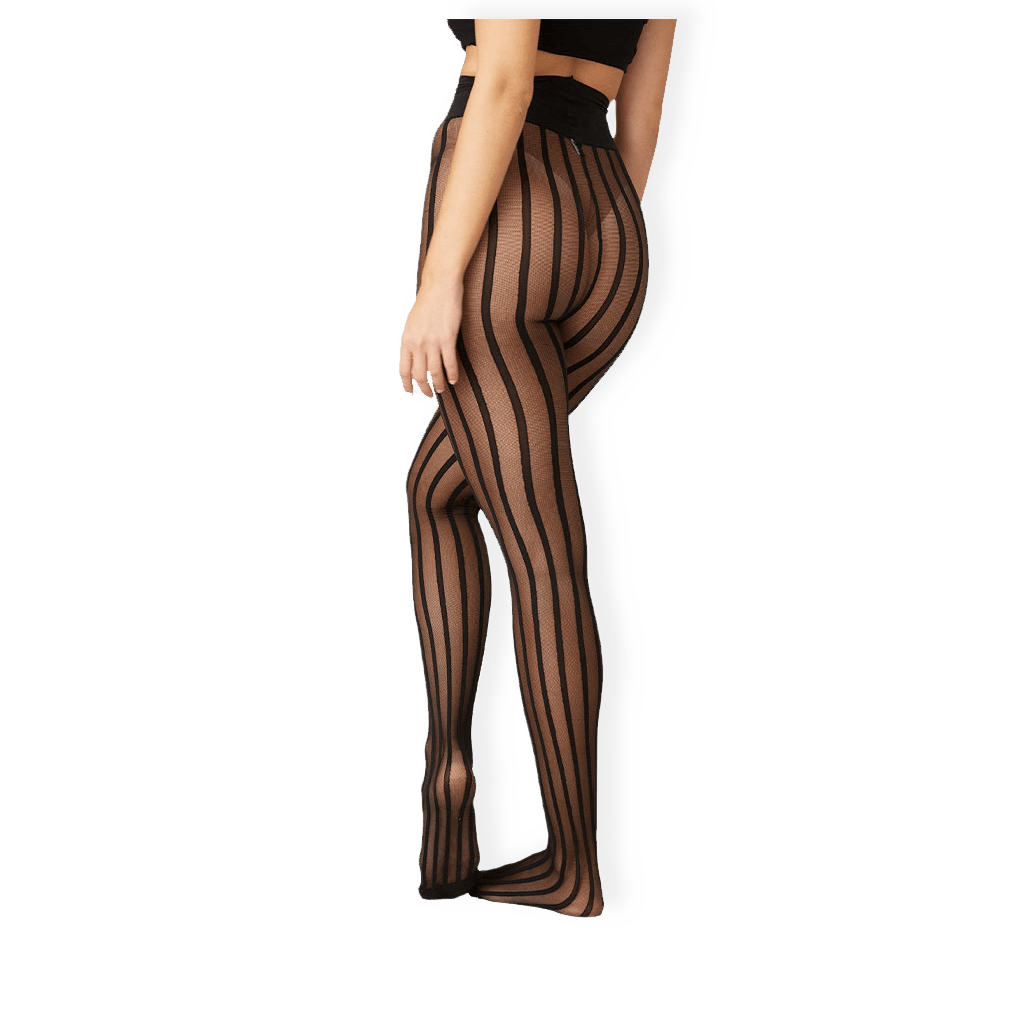 Siri Stripe Tights från Swedish Stockings