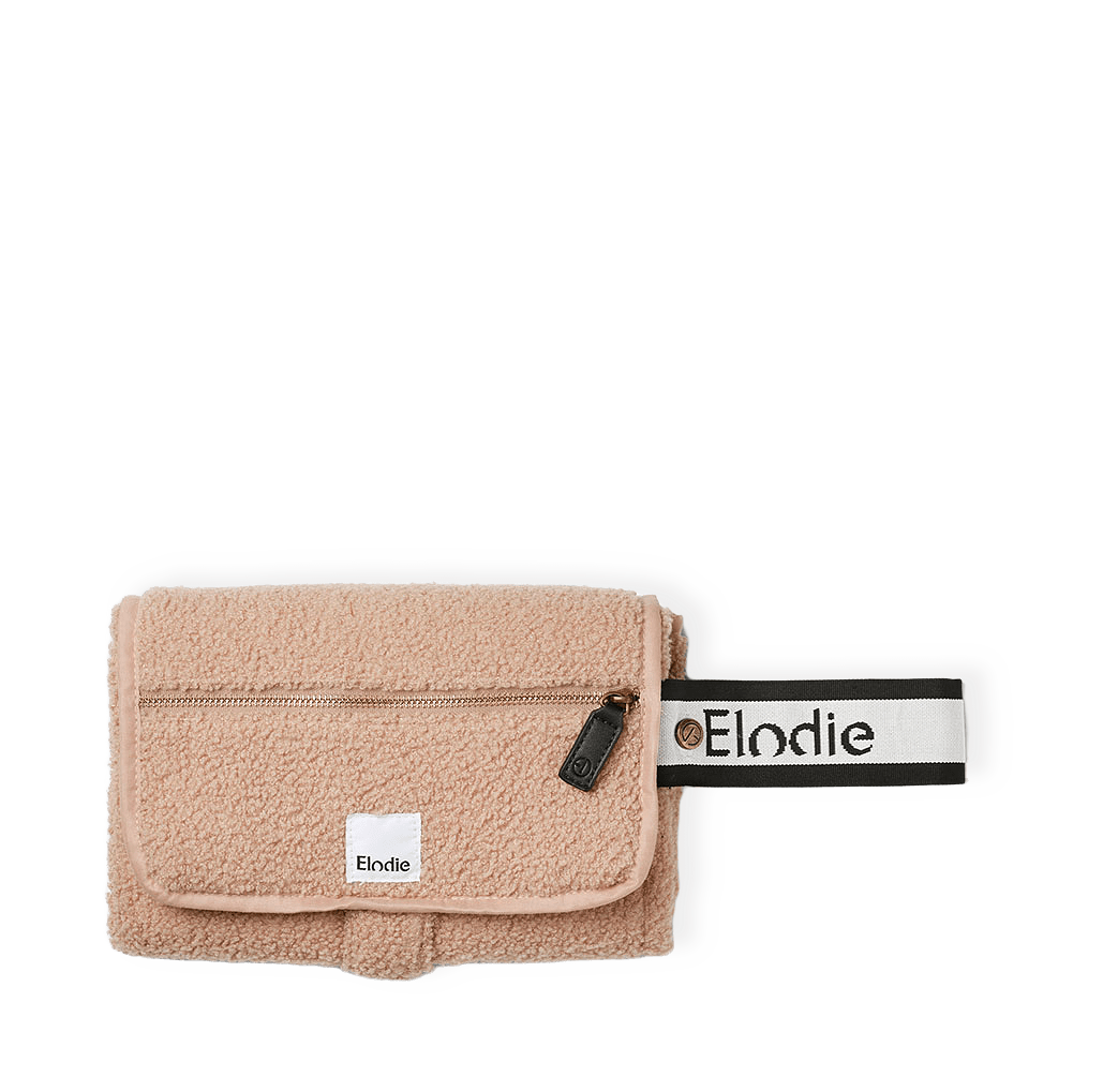 Portable Changing Pad - Pink Bouclé från Elodie Details