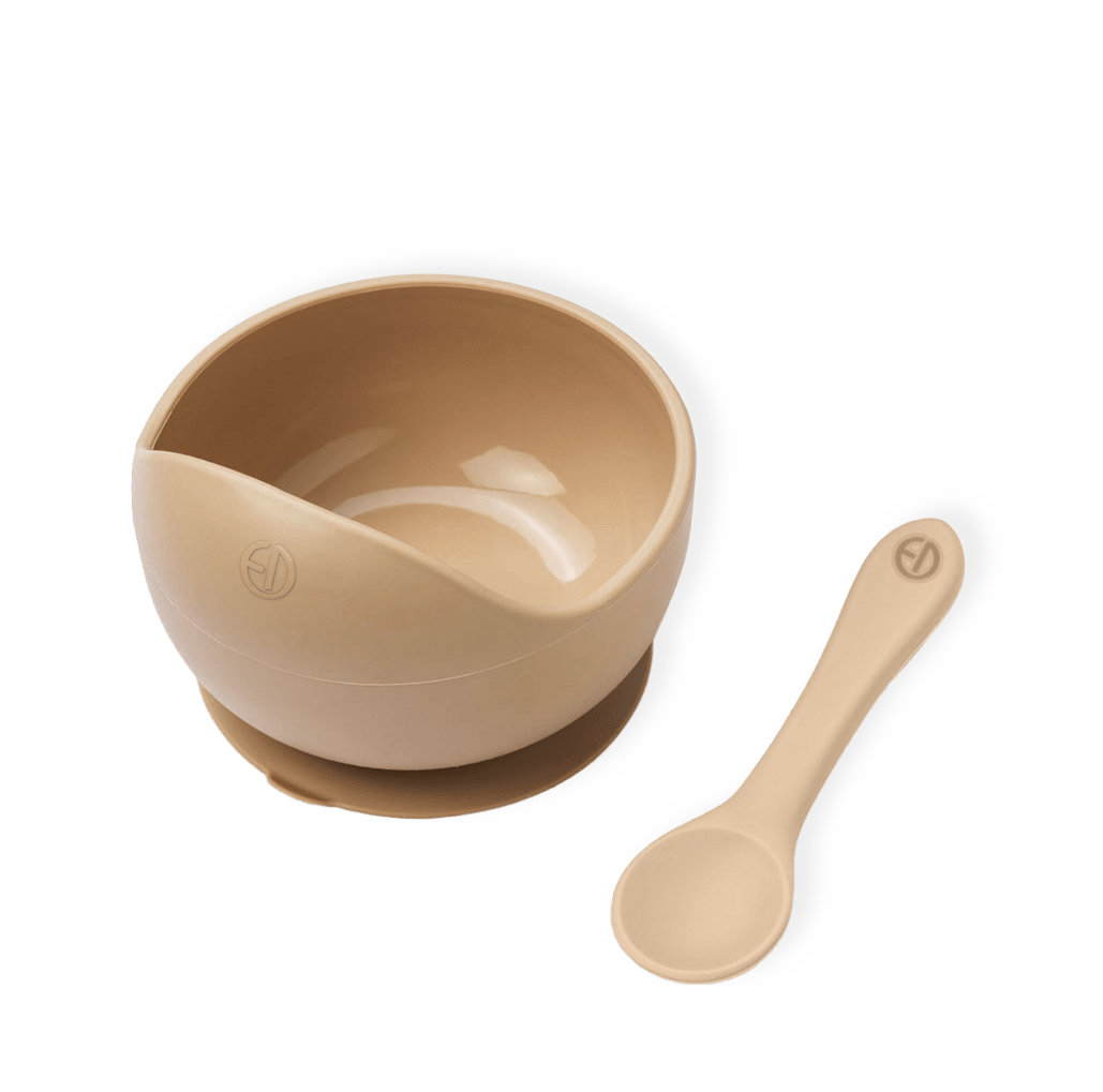 Silicone Bowl - Pure Khaki från Elodie Details