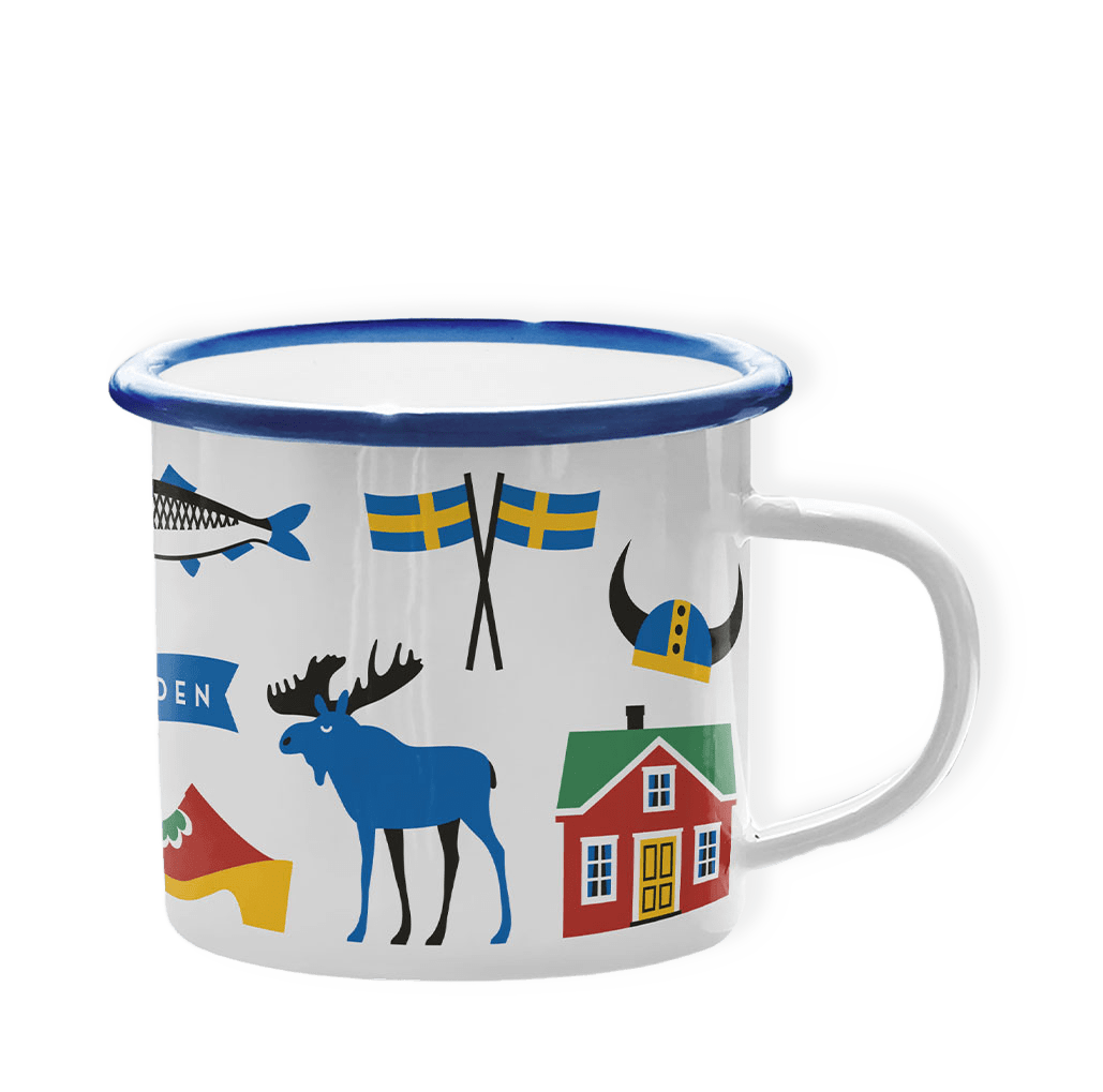 Emaljmugg  svenska traditioner från Citronelles