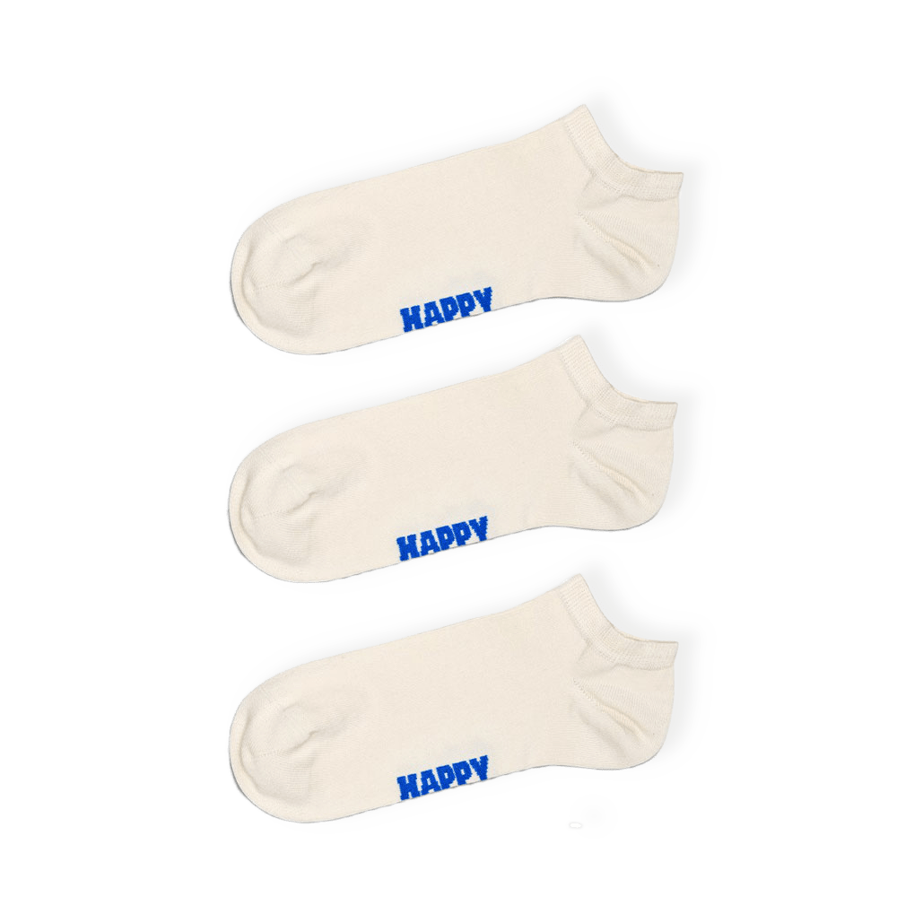 3-Pack Solid Low Socks från Happy Socks