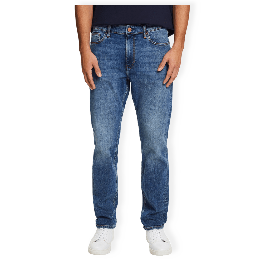 Regular fit stretch jeans från Esprit