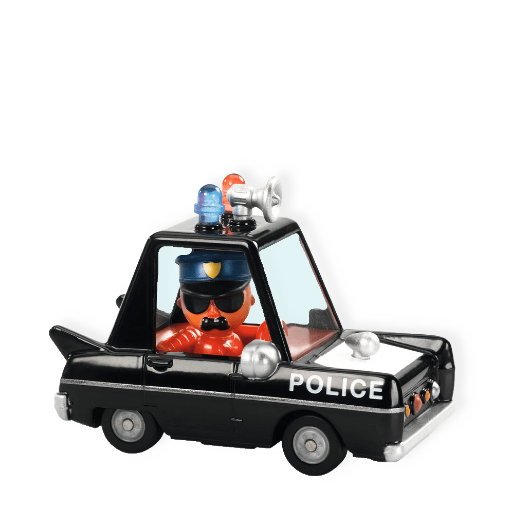Crazy Motors bil, Hurry Police från Djeco