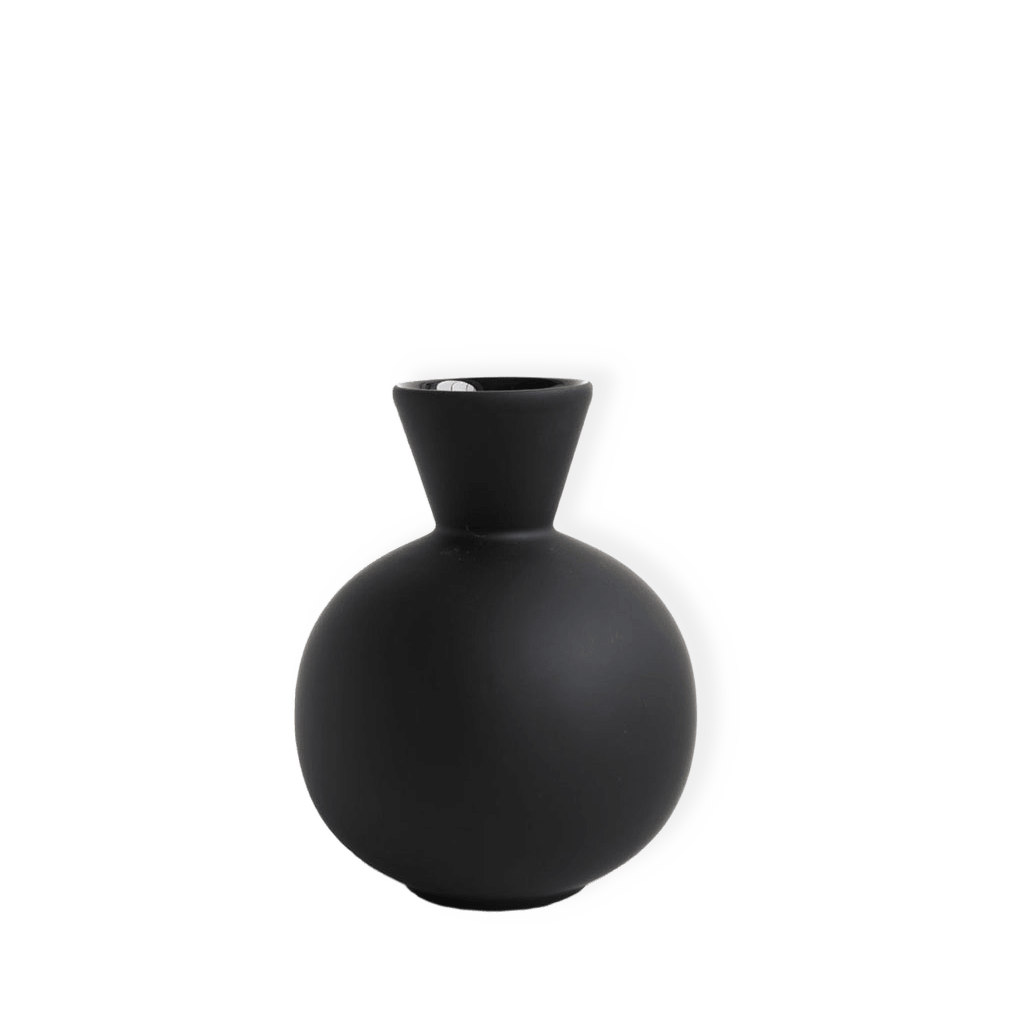 Trumpet Vase 16cm Black från Cooee