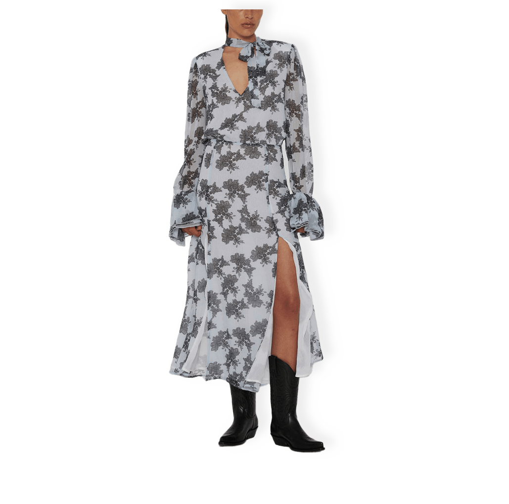 Chiffon Bow Midi Dress från ROTATE