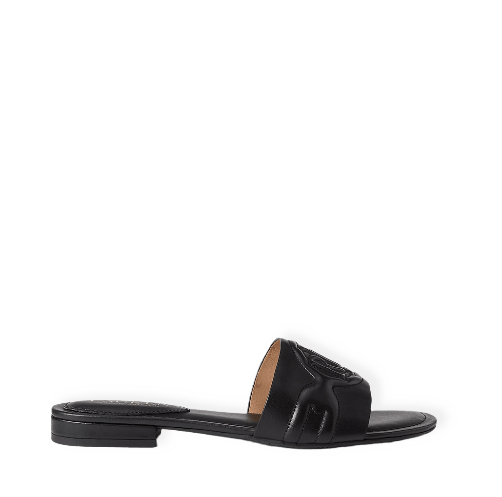 Alegra III Leather Slide Sandal från Lauren Ralph Lauren